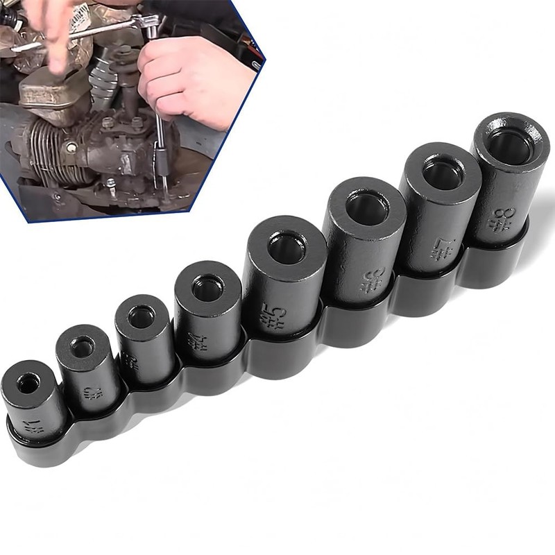 Tap Socket Set 70500 8 Piece Tap Sockets for 1/4 & 3/8 Drive Fits MCTI Standard gallery