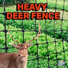 Virtually Invisible Deer Fence! Protect Your Garden, & More (8’x164′) 140 GSM