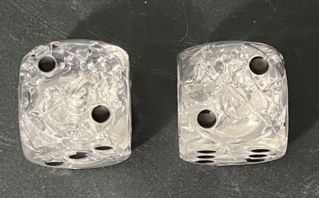 Lite D’ice LED Light Up Dice Ice Cubes LiteCubes Set 2 Working w/ Tube gallery