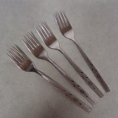 Oneida Capistrano Dinner Forks 4 Stainless Steel 7 1/4″ Oniedacraft Deluxe