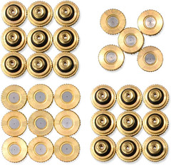32 Pack- Brass Misting Nozzles For Outdoor Cooling System, 0.012” Orifice (0….