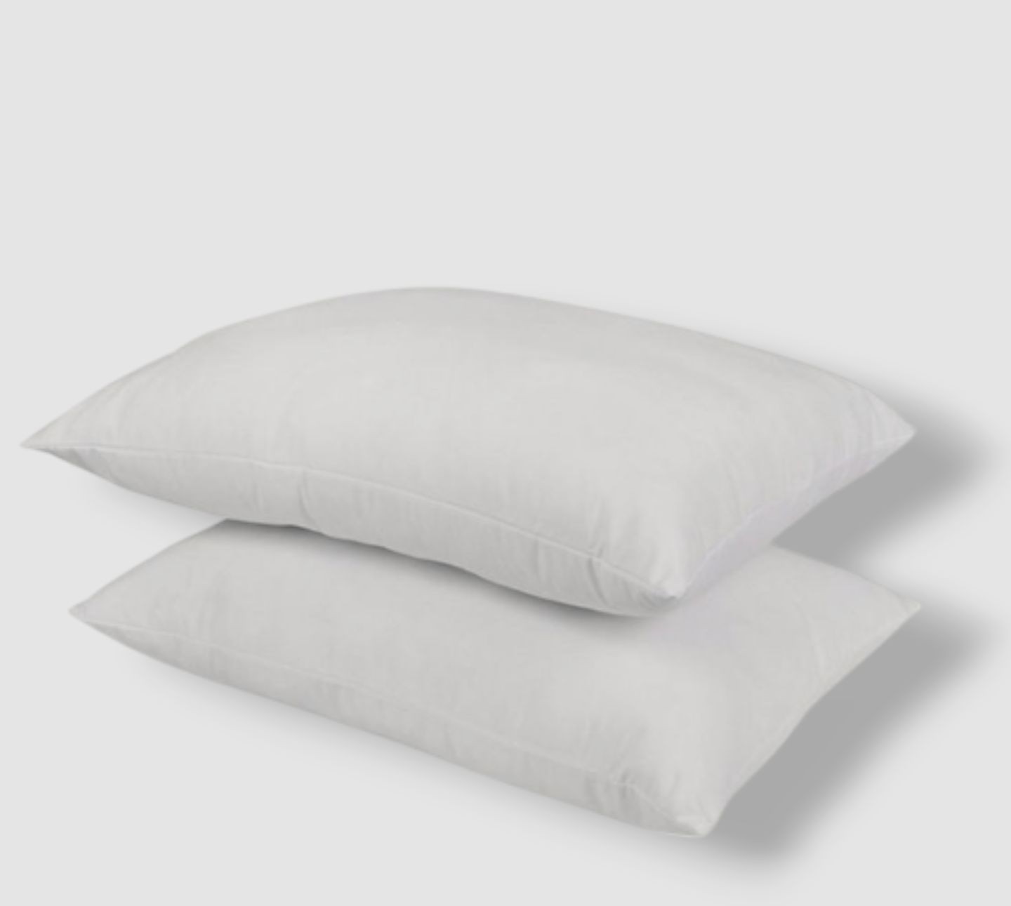 Home Design White Down-Alternative Jumbo Pillow 2-Pack Set, Queen | 20 x 28 gallery