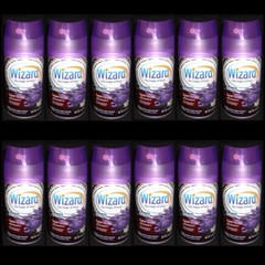 12 Wizard Automatic Spray Refills Air Wick Glade Sweet Vanilla Lavender SEE NOTE