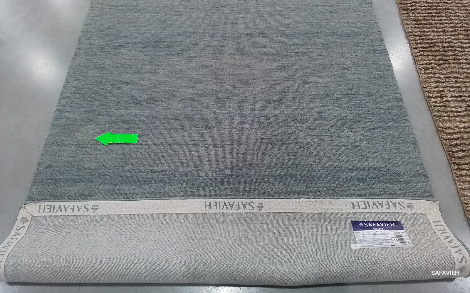 BLUE 5'-0" x 8'-0" Stained Rug, Reduced Price 1172801267 MET152M-5 gallery