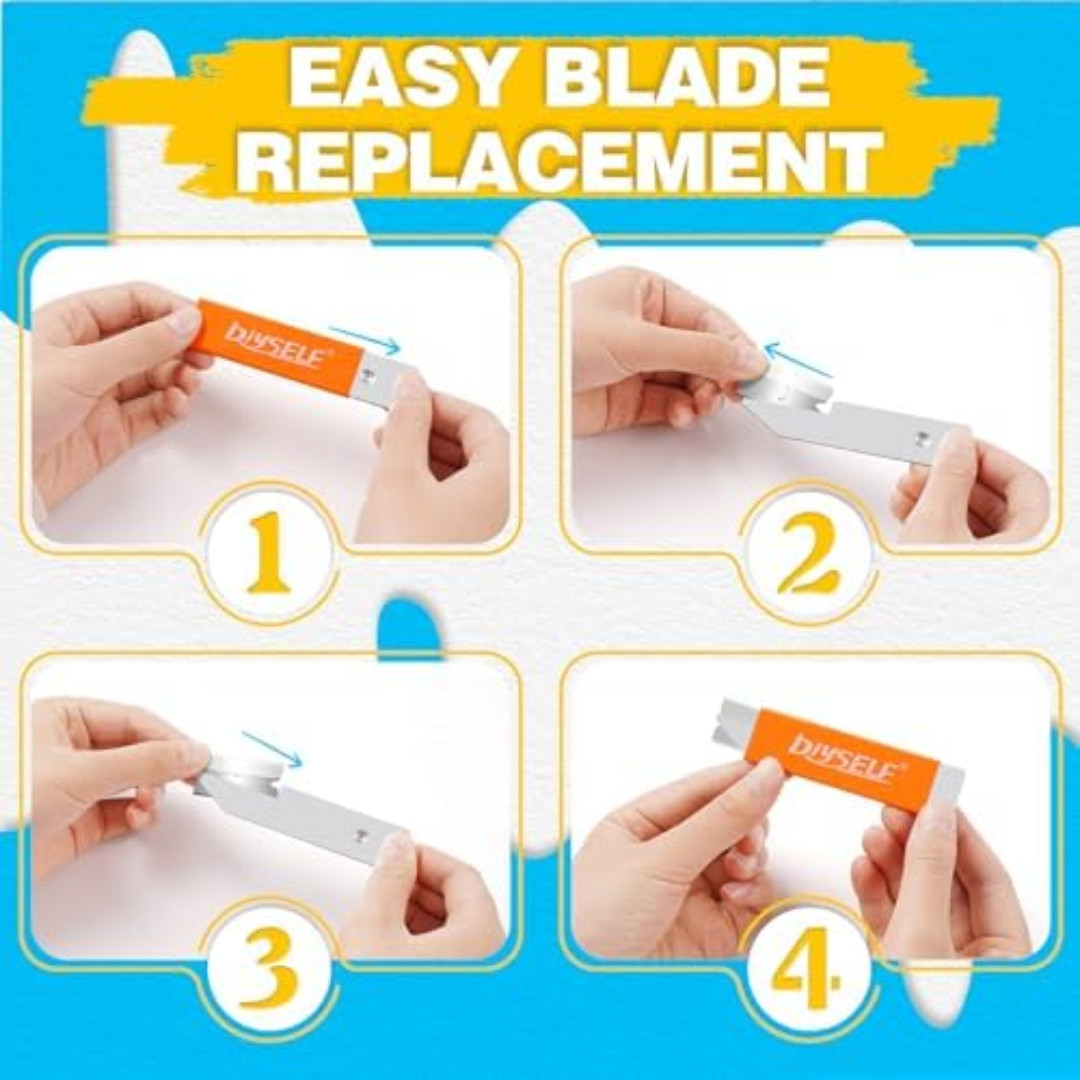 Box Cutters 12 Pack, Utility Knife, Box Cutter Retractable with Razor Blade, Box gallery