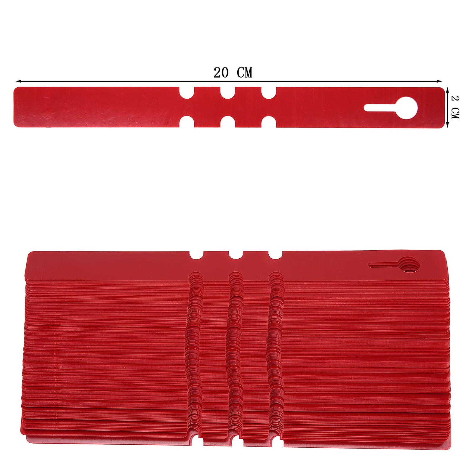 200 Pcs Red Plastic Plant Tags With A Marker Pen Wrap Around Hanging Tree Tags N gallery