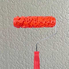 7” Patterned Roller for Wall Decoration Classic Brick Embossing Texture Rubber