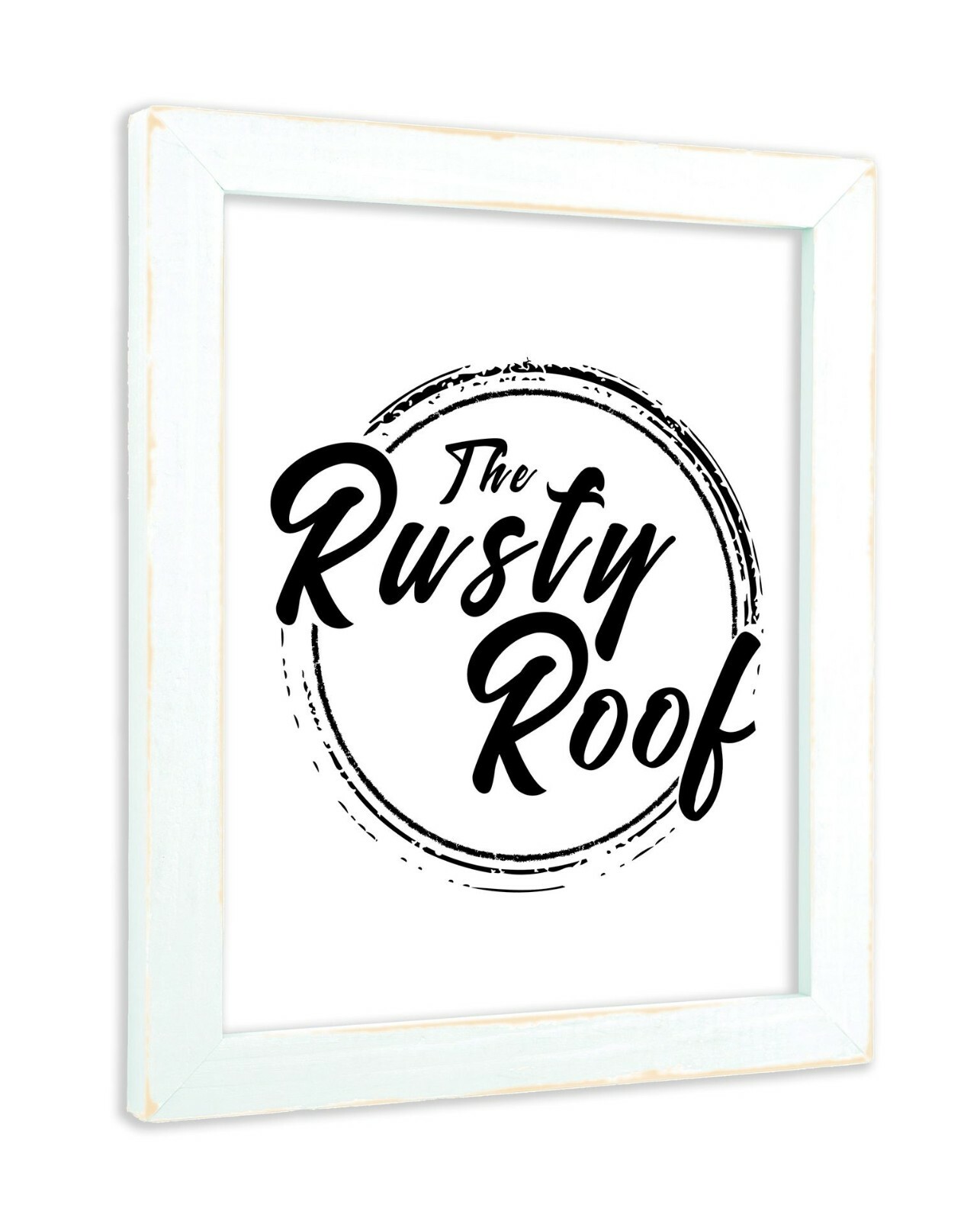 Distressed Emily - White Picture Frame - Solid Wood gallery