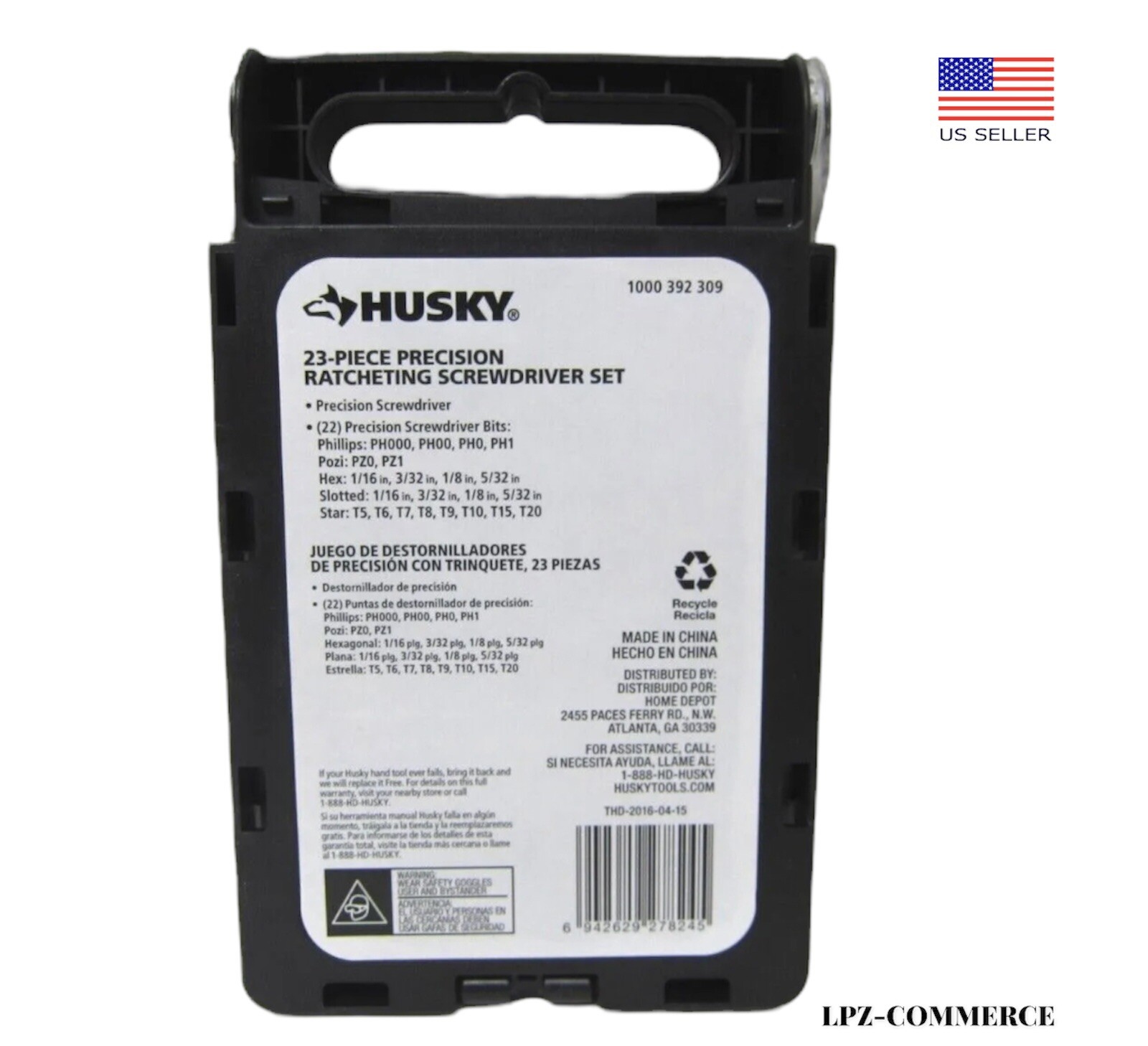 Husky 23 Piece Precision Ratcheting Screwdriver Set THD-2016-04-15 (NEW)🔥 gallery
