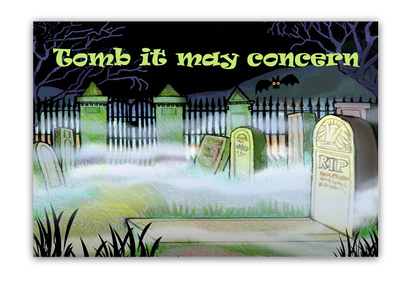 Halloween - Tombs and Cemetary - 40 Postcards 4 x 6 inches - 17044 gallery