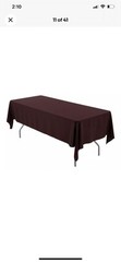 60″ X 84″ Tablecloth in Rectangular Polyester Tablecloth Wedding Event Party
