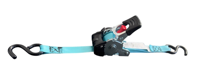 Retractable Ratchet Tie down Straps 4PK 1,500Lb Break Strength 500Lb Work Load gallery