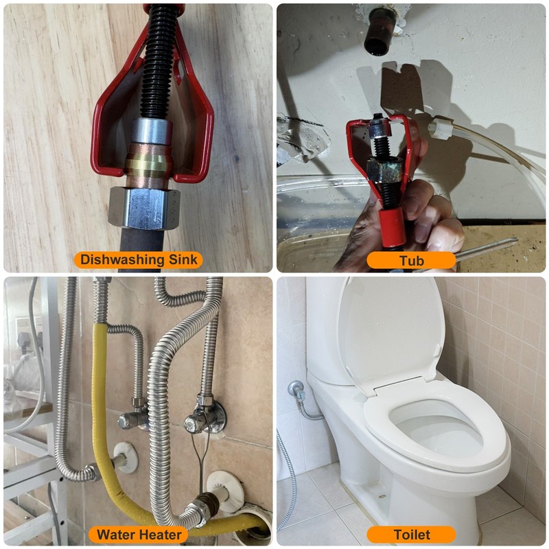 Compression Sleeve Puller Tool Remove Ferrule & Nut for Sink Toilet Dishwasher gallery