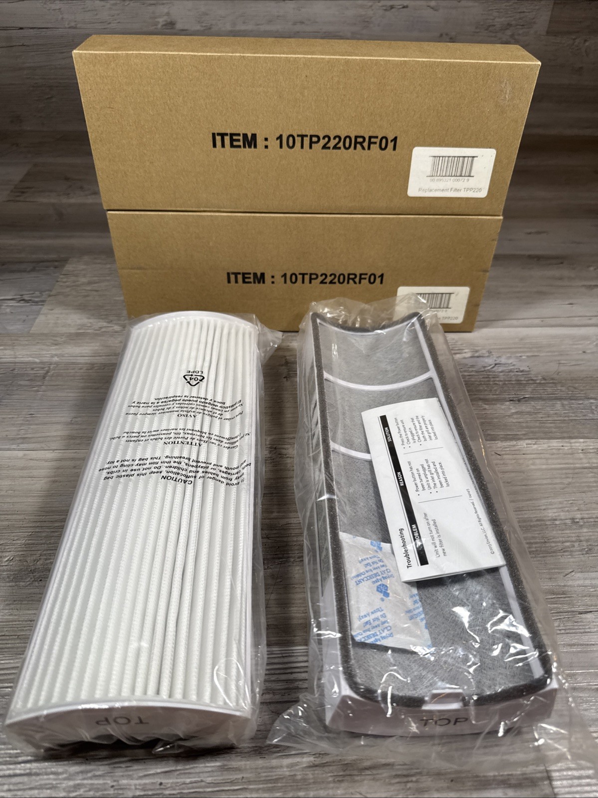 Envion Therapure TPP220 Replacement Air Filter 2 PACK New Sealed gallery