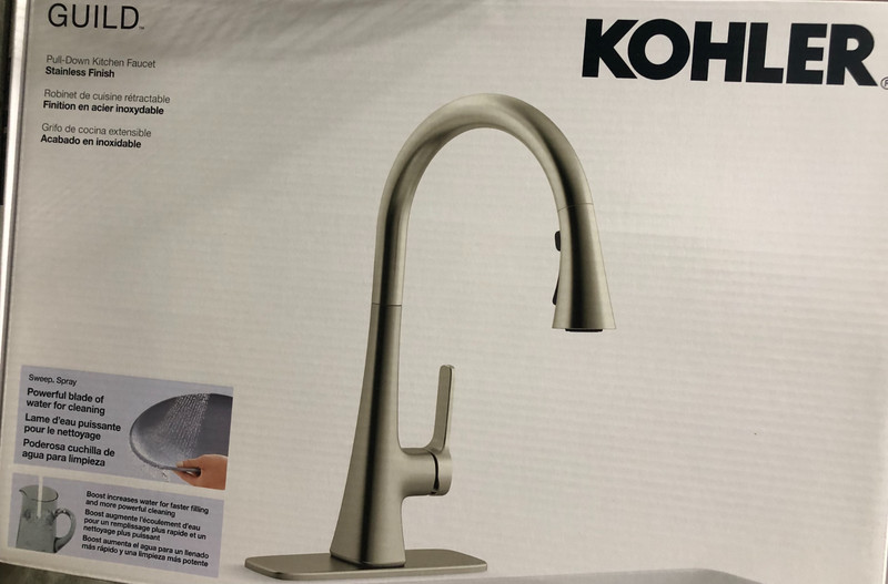 Kohler R33912 Guild Pull-down Kitchen Sink Faucet Stainless gallery