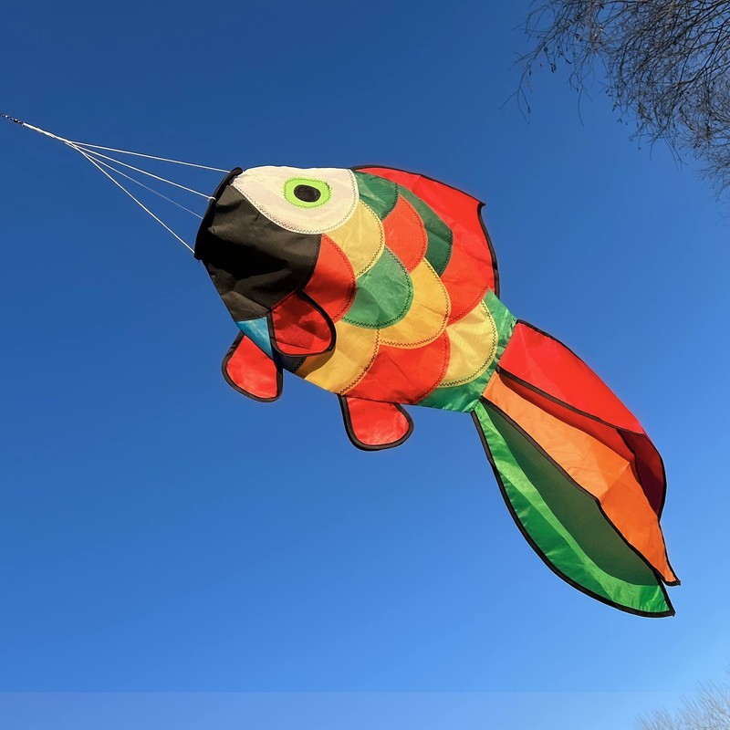 Rainbow Fish Windsock Spinner 32Inch Colorful Outdoor Decor gallery