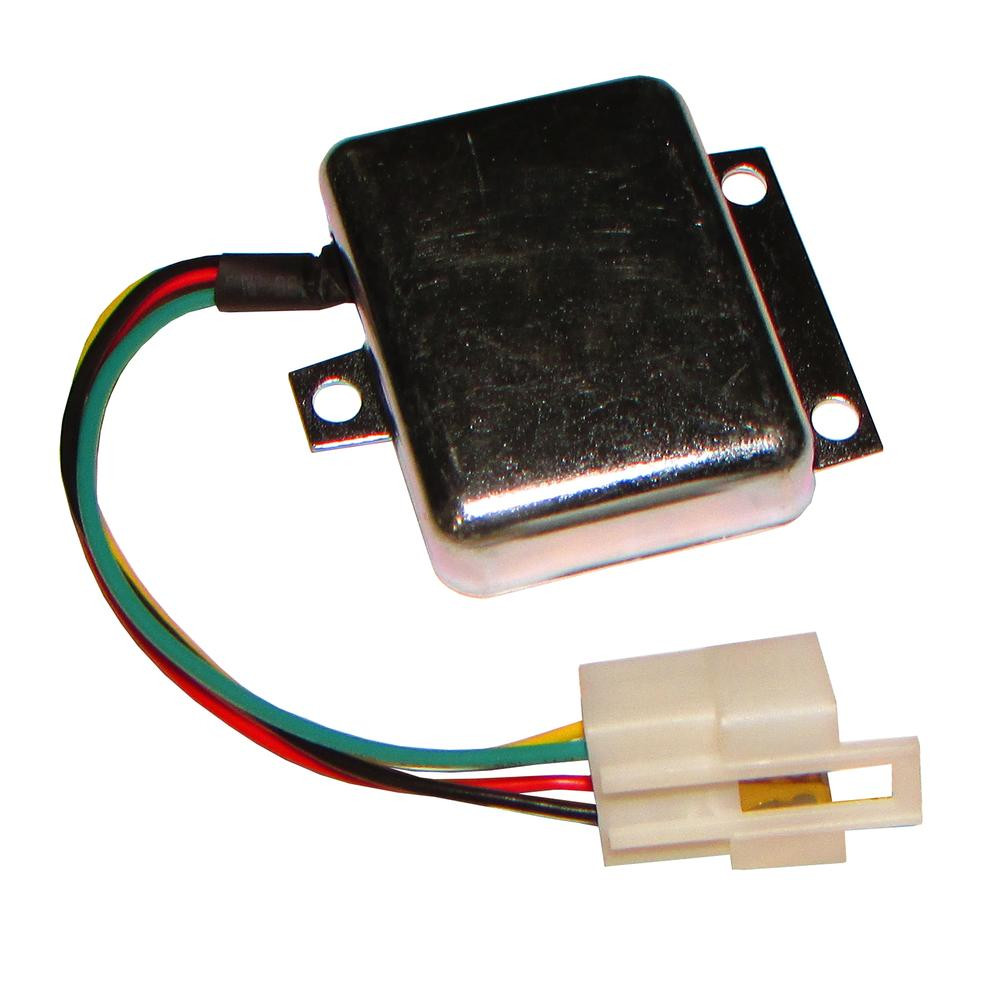 Voltage Regulator 12 Volt 4 Spade Plug Fits John Deere 4455 4020 2030 4000 1020 gallery
