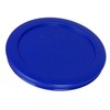 Pyrex 7200 2-Cup Glass Storage Bowls & 7200-PC Cadet Blue Plastic Lid (6-Pack) gallery