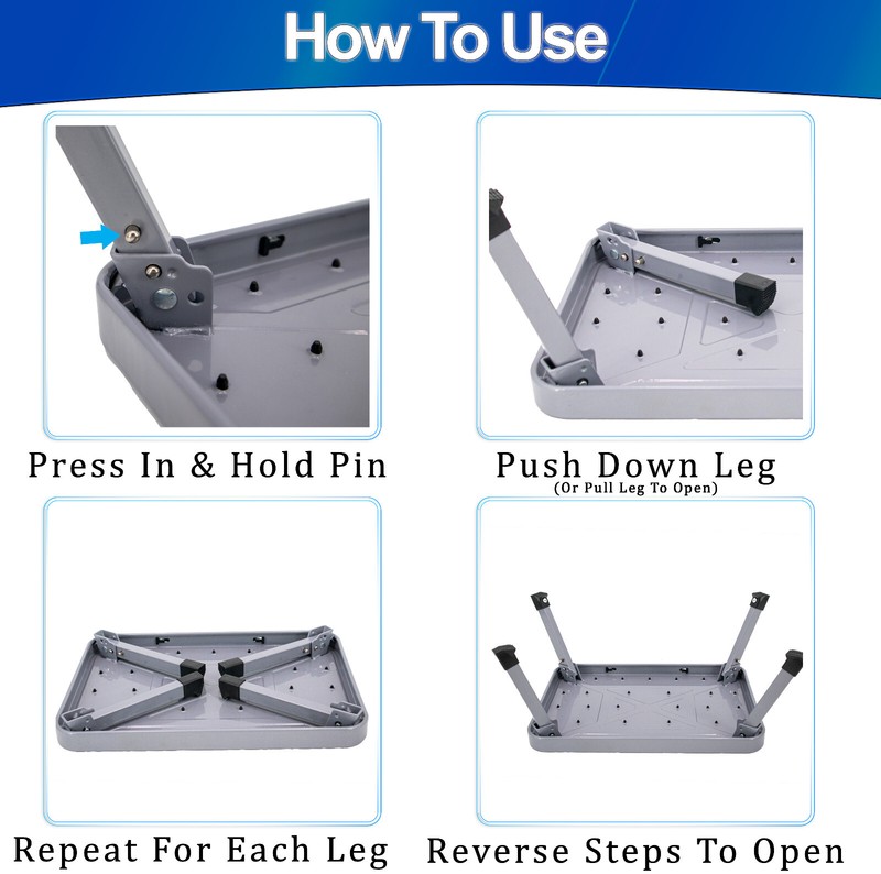 Step Stool Portable Folding Metal Foot Stool Compact One Step Ladder for Kitchen gallery