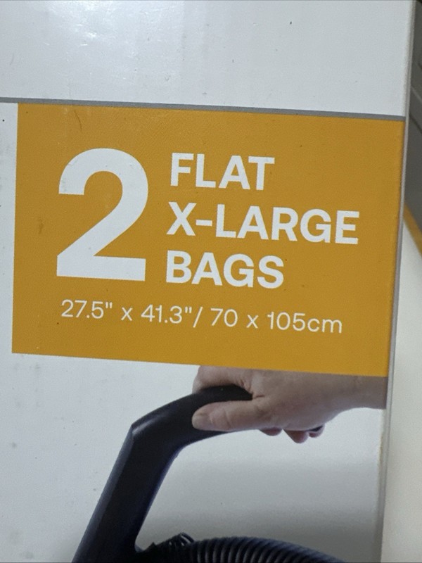 EzyStorage Insta Space XL Flat Vacuum Storage Bags 2 Pack Airtight Waterproof gallery