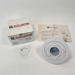 ELCO EL1497W: 4″ Adjustable Pull Down Trim For MR16 lamps – White