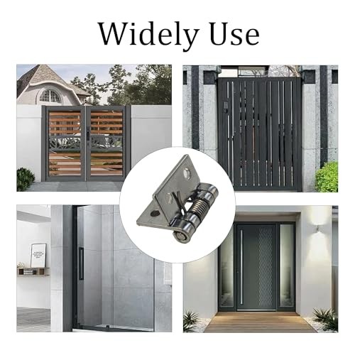 6Pcs 1 Inch Spring Hinge, 304 Stainless Steel Self Closing 25x32x1.5mm(L*W*T) gallery