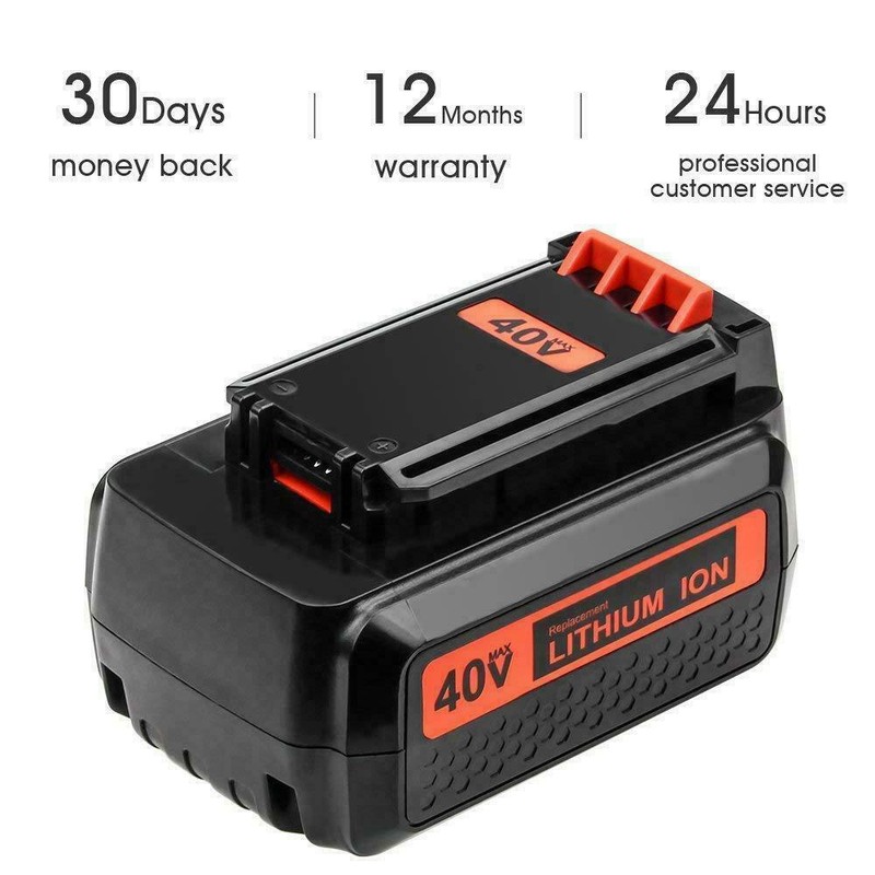 Battery LBX36 40V Replacement for Black and Decker Lithium Ion LBX2040 LBXR36 gallery