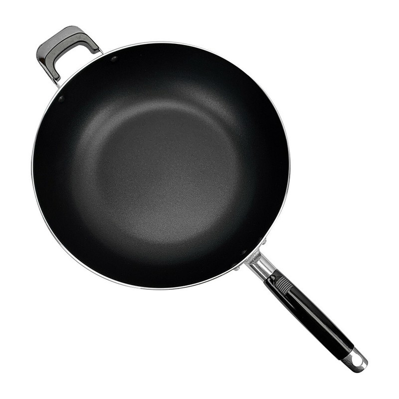 12''(30cm) Non-Stick Coating Wok Pan Side Handle Cooking Pot Cookware Kitchen gallery