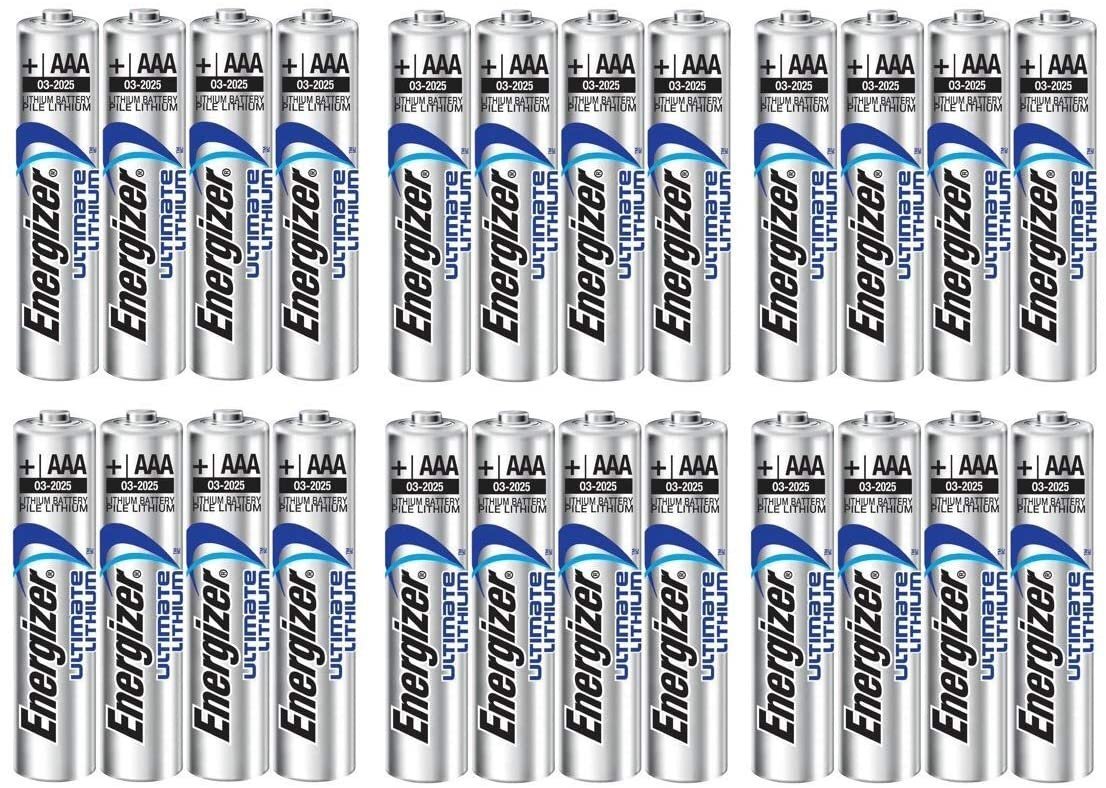 24 x AAA Energizer Ultimate Lithium (L92) Batteries gallery