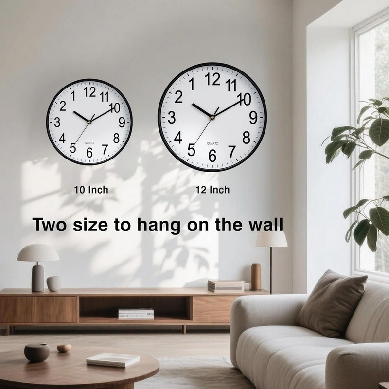 Backwards Wall Clock 10 Inch Clock Reverse Wall Clock Battery Operated Novel Run gallery