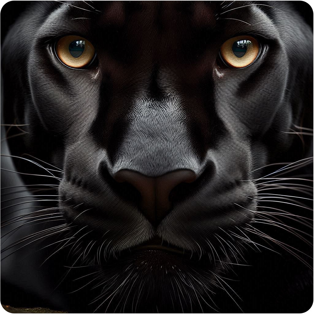 Beautiful Black Panther 100% waterproof vinyl sticker decal - many sizes gallery