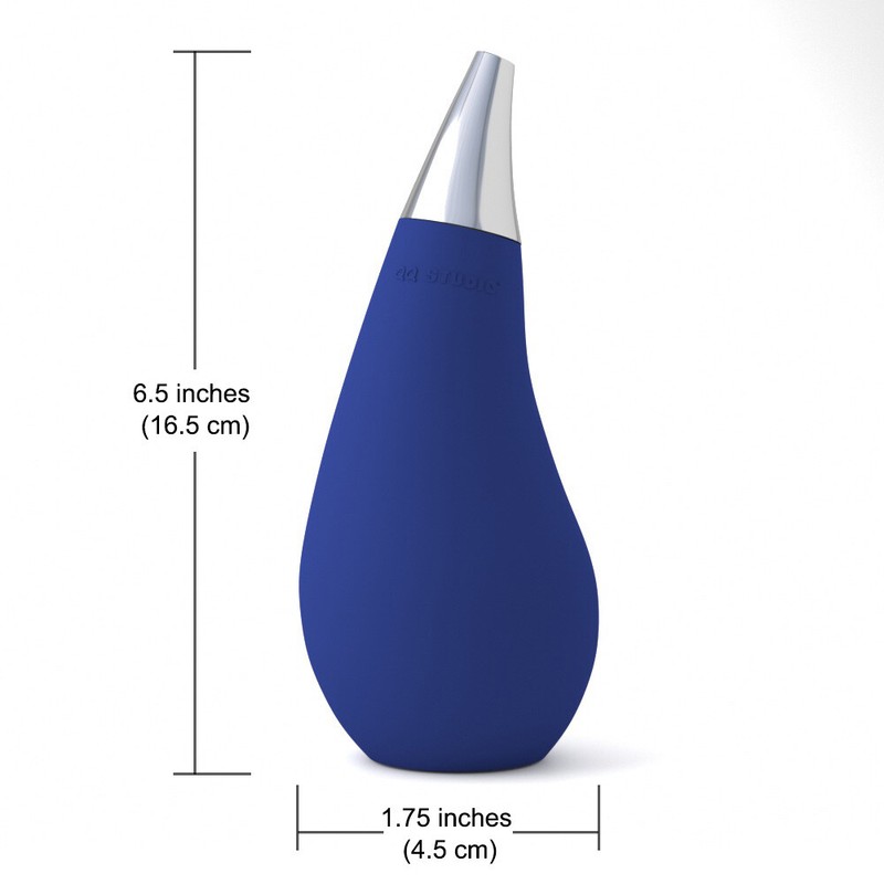 QQ-Studio Blue Soft Silicone Squeezable Liquid Hand Soap Wash Dispenser 1pc gallery