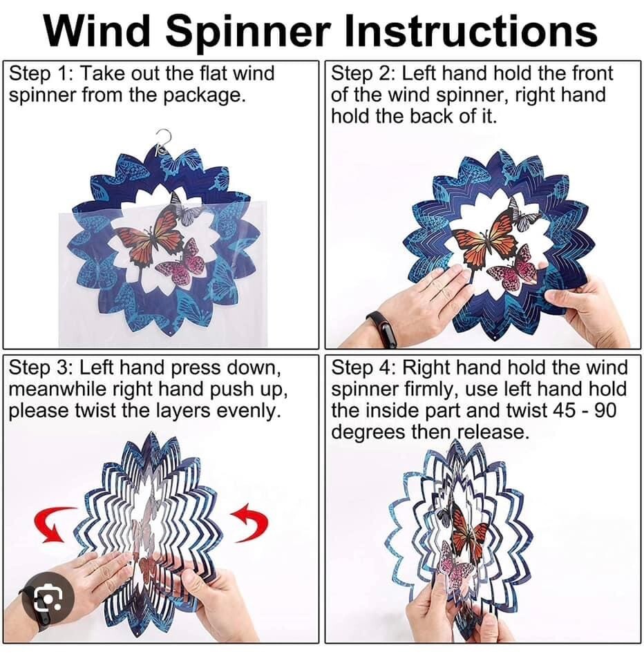 🚒🔥 Firefighter 10" Wind Spinner | Red Line Patriotic Tribute Décor gallery