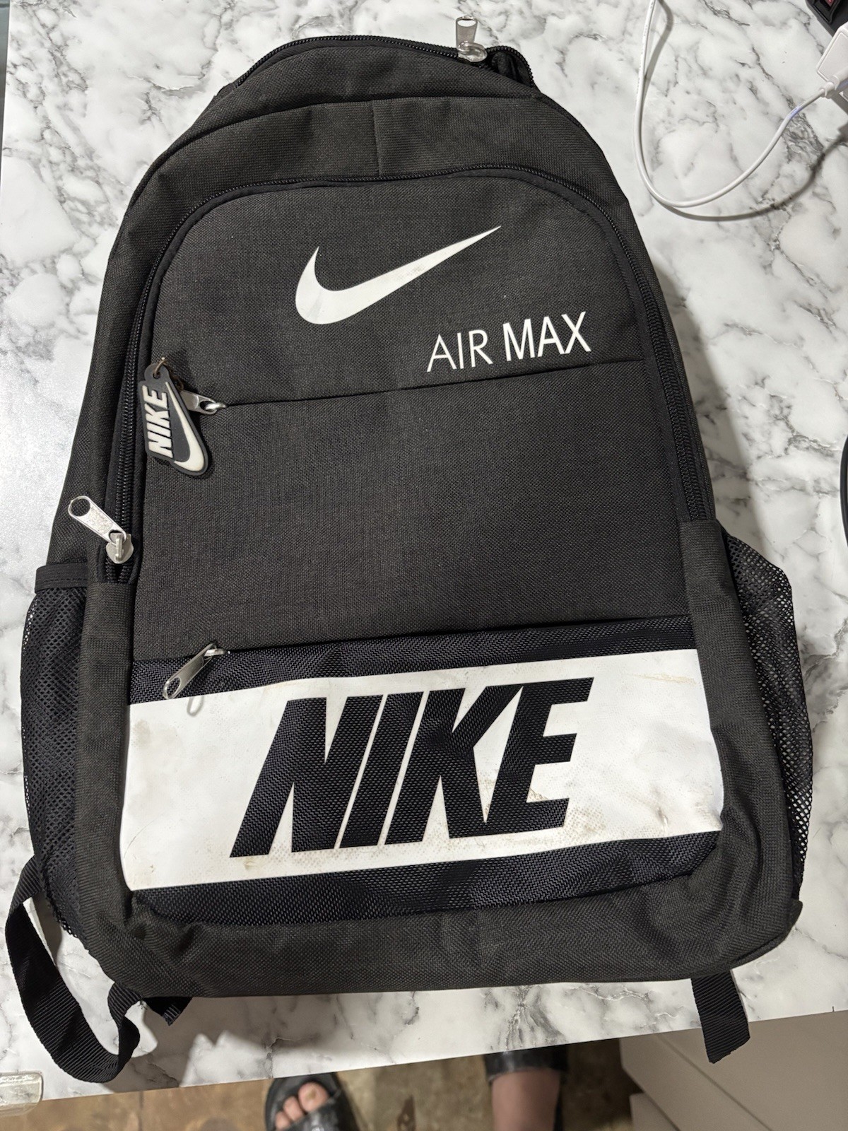 Black and White Backpack Nike Air Max Backpack 3