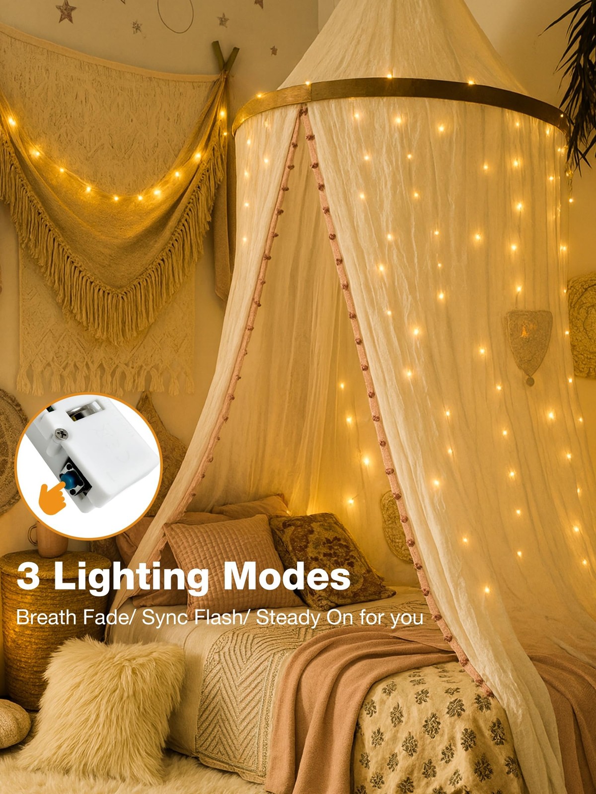 Fairdeer 6Pack Fairy Lights with Timer, 7ft 20 6 Pack, Warm White&Cold White gallery
