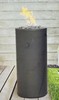 Project 62 Outdoor Gas Fire Column Pit 22” Tall Black Metal Finish 15,000 BTU. gallery