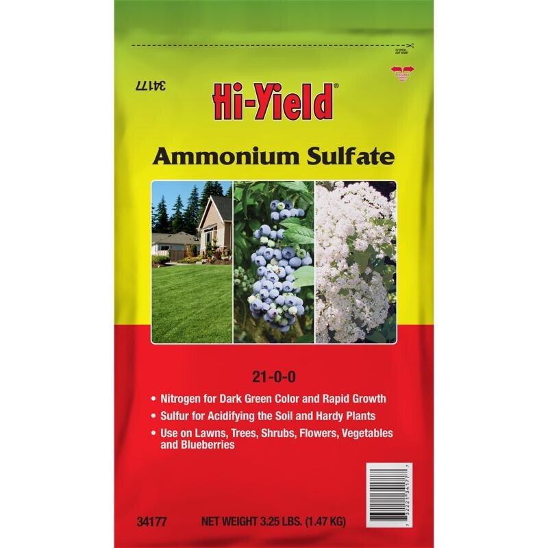 Hi-Yield Ammonium Sulfate Granules Plant Food 3.25 lb Fast-Release 5000 sq ft gallery