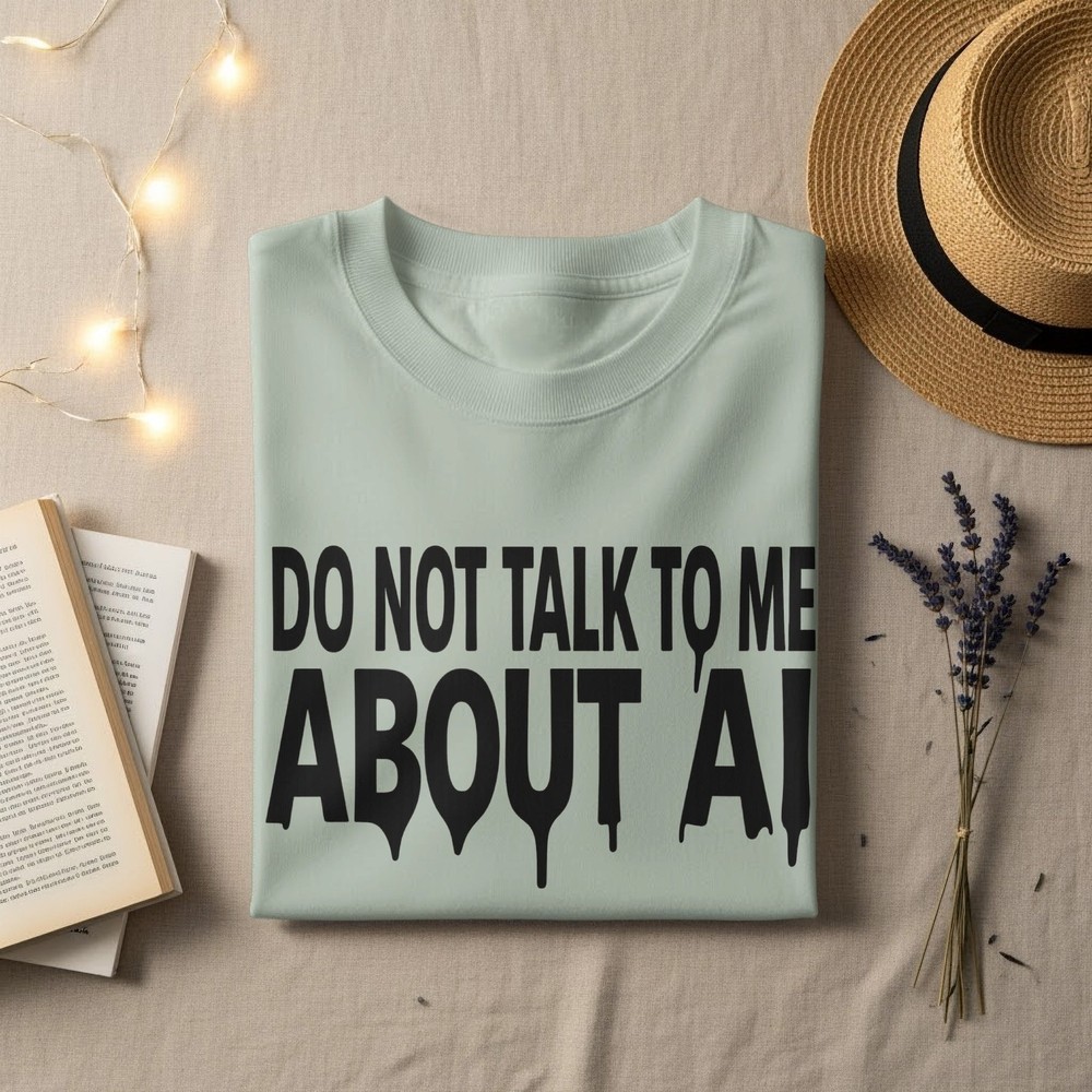 Do Not Talk AI Drip Statement (T-Shirt, Sweatshirt or Hoodie)