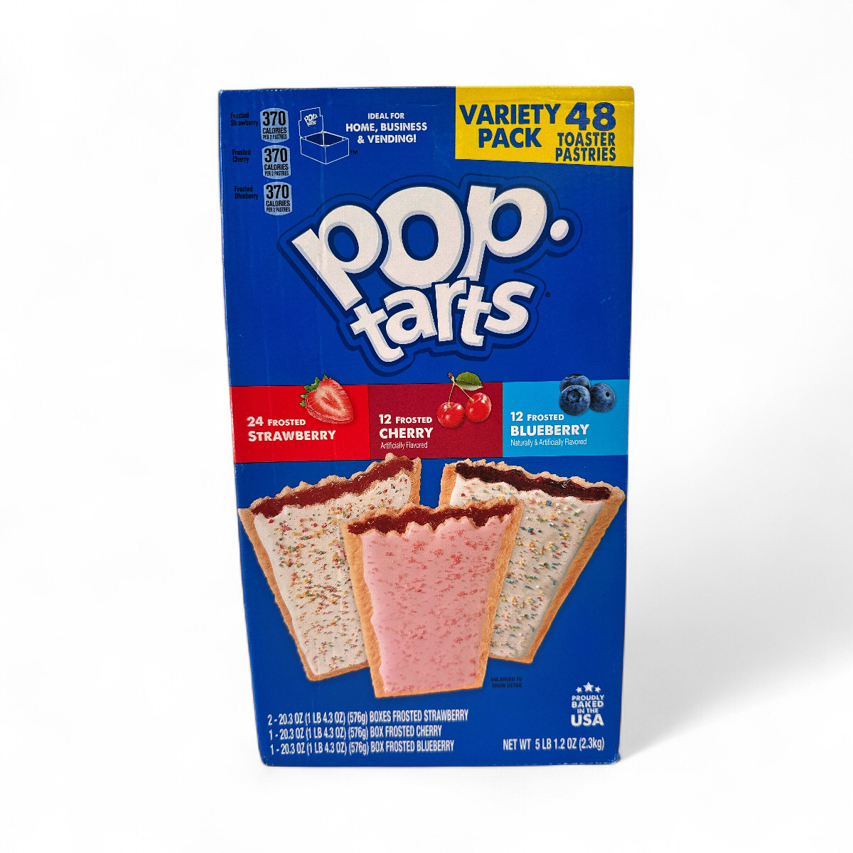 Pop-Tarts Frosted Strawberry, Cherry, Blueberry Variety Pack - 48 Count gallery
