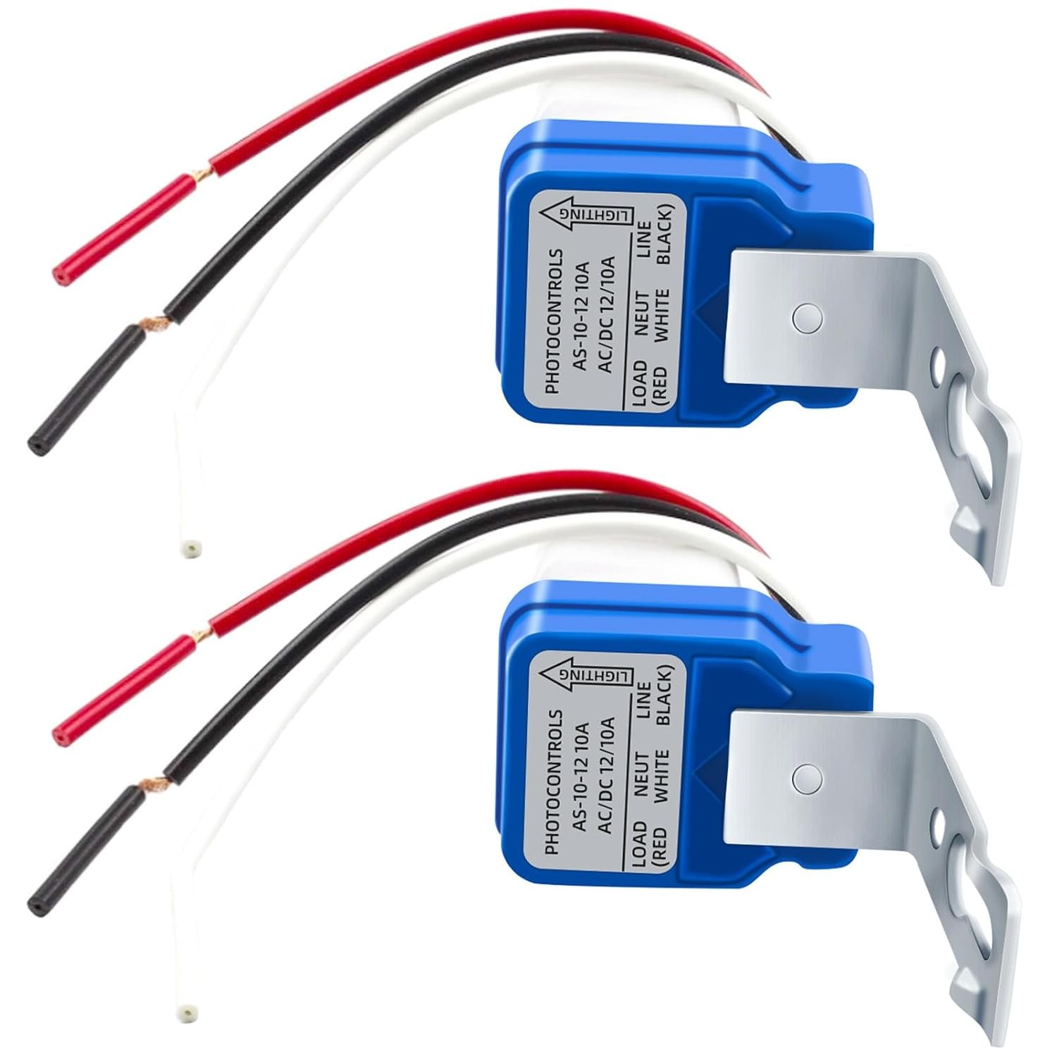 2 Pack AC DC 12V 10A Auto On/Off Photocell Light Switch Photo... gallery