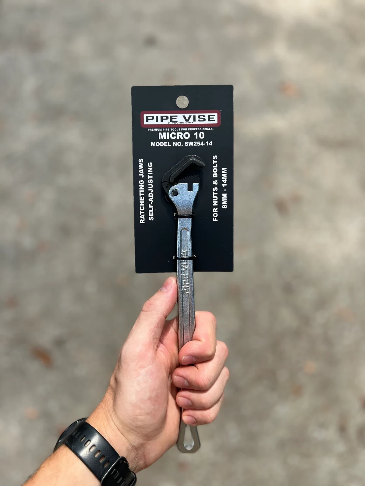 Pipe Vise SW254-14 Micro 10 Extended Steel Wrench gallery