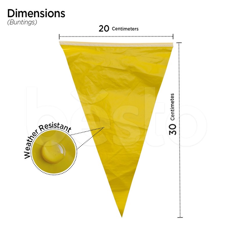 20 M Long Multi Coloured 40 Flags Bunting PVC Banner for Party Indoor & Outdoor gallery