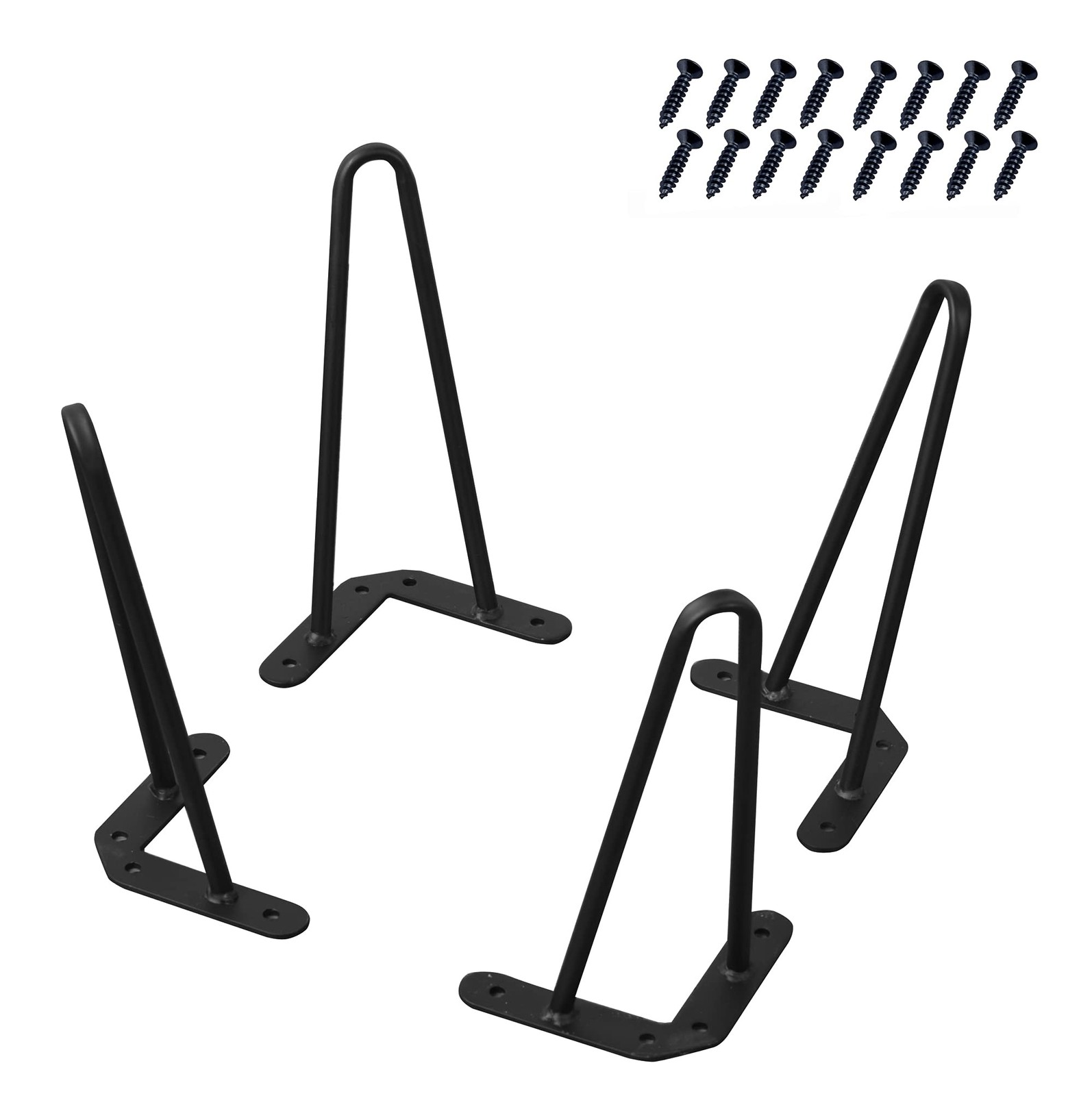 Home Soft Things Hairpin Metal Table Legs 10 Inch Legs For Furniture Coffee gallery