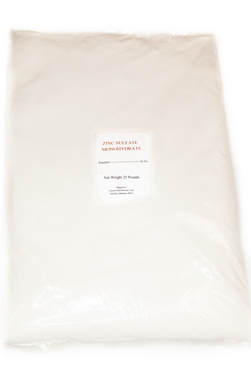 Zinc Sulfate Monohydrate 25lb Bag gallery