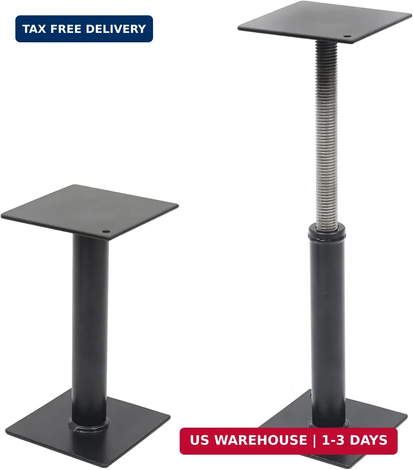 TonGass (2-Pack, Black RV Step Brace Stabilizer Adjustable Length from 7 5/8" to gallery