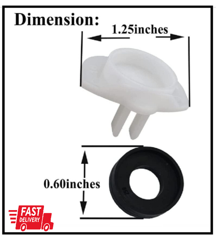 3PCS 101237 OEM For Moen Cup Seal & Diverter Gate for Plumbing Fixture or Faucet gallery