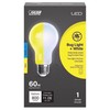 Feit A19 E26 (Medium) LED Bulb Yellow 60 Watt Equivalence 1 pk #OM60BUG950LEDIR gallery