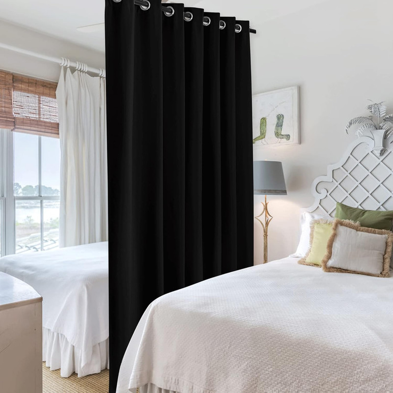 Extra Long Blackout Curtain Panel 8.3x12ft Thermal Privacy Room Divider gallery