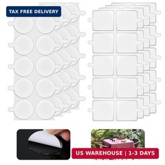 Molain 80 Pcs Transparent Tablecloth Clips, No Trace Outdoor Table Cloth Holder