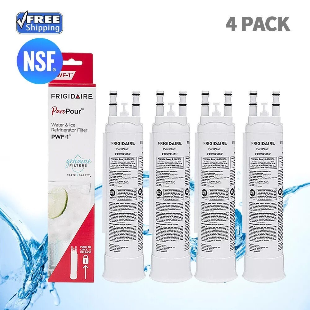 4Pack Frigidaire FPPWFU01 PWF-1 Refrige PurePour Water & Ice Filter New US STOCK gallery